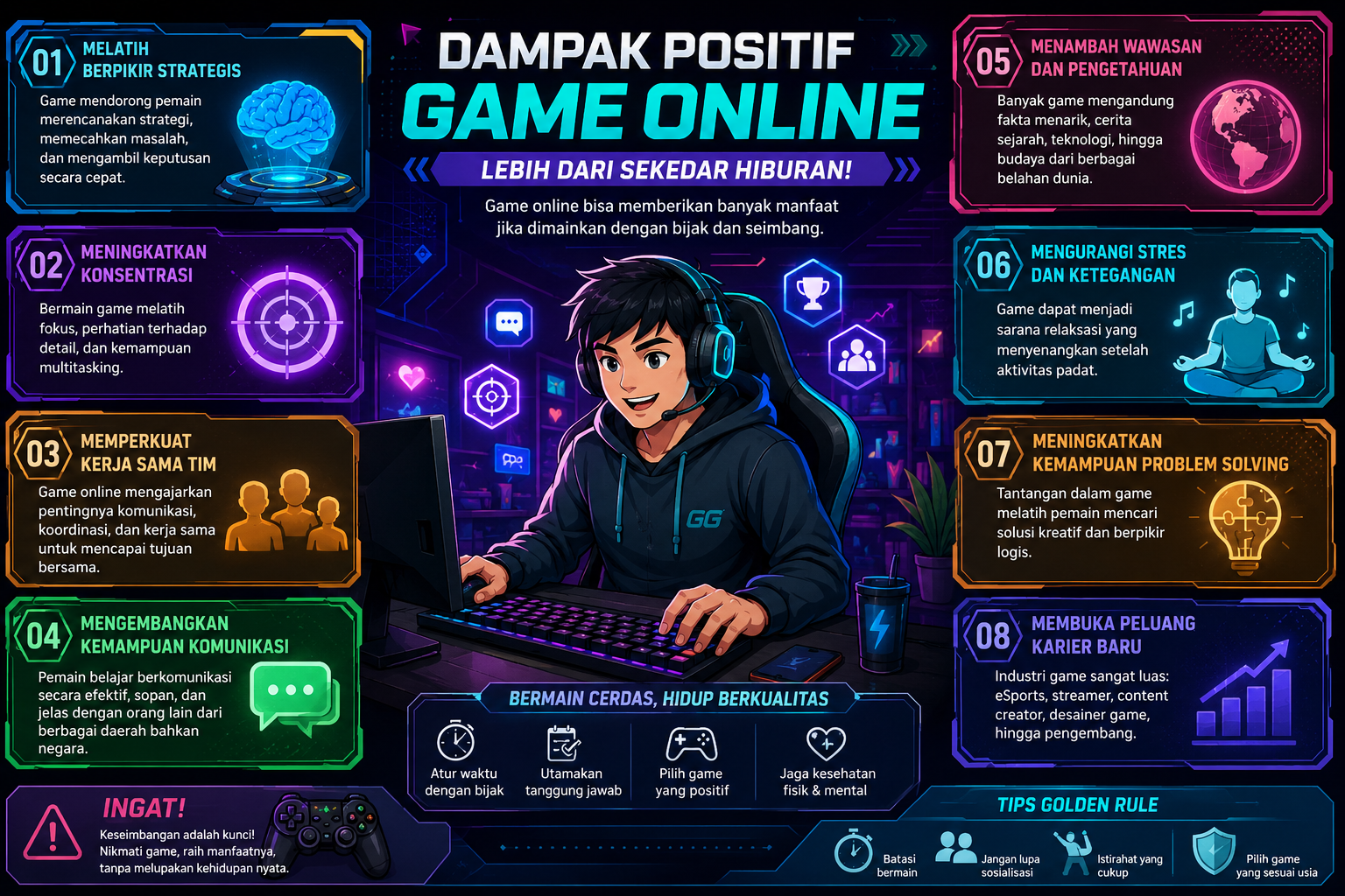 Dampak Positif Main Game Online